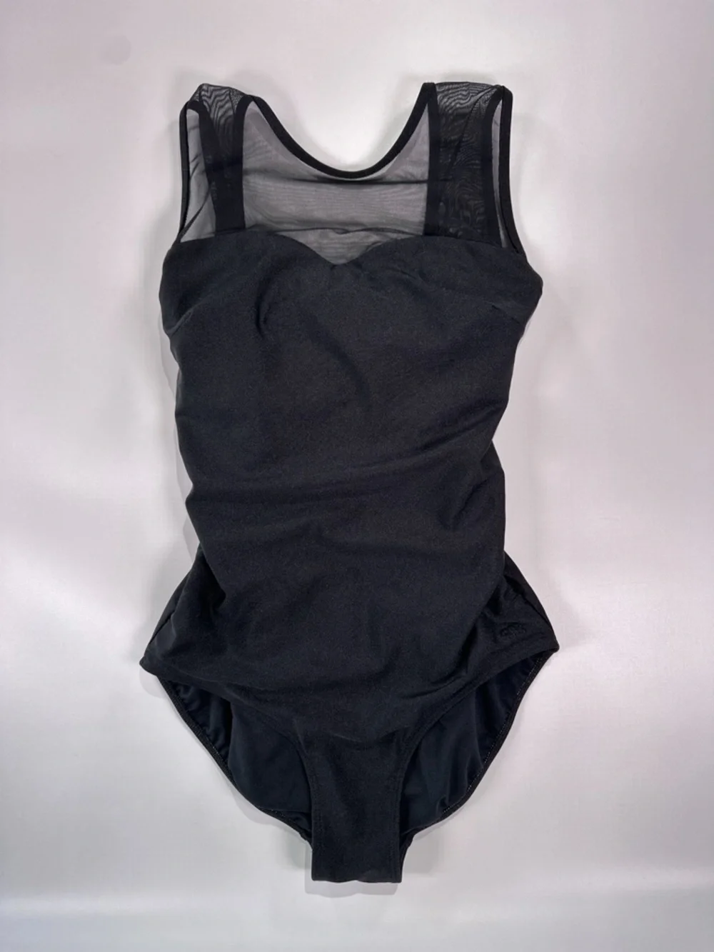 Albion Black Stretch Nylon Blend Bodysuit - Picture 2 of 9